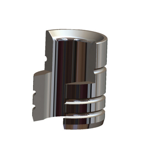 Außenhülse offen...