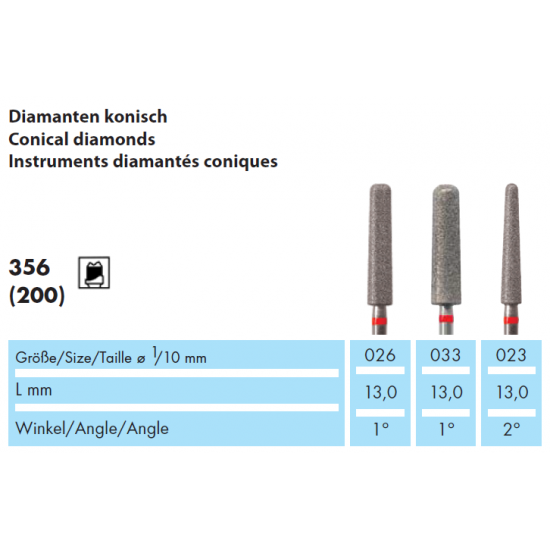 FT Diamant - Konusfräser...