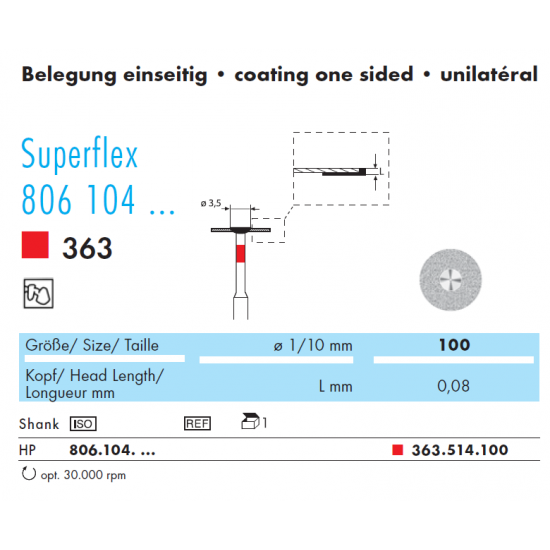 Diamantscheibe Superflex