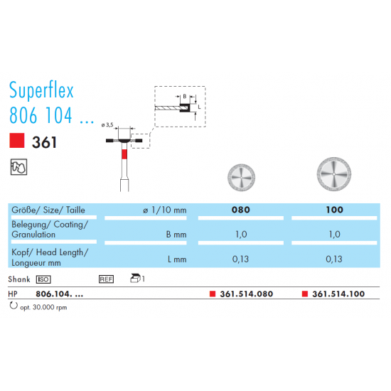 Diamantscheibe Superflex