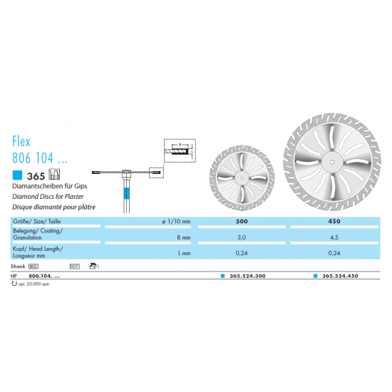 Diamantscheibe Flex